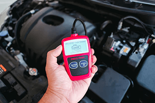 OBD2 scanner diagnosis